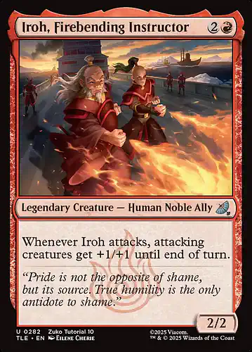 Iroh, Firebending Instructor - tle Spoiler