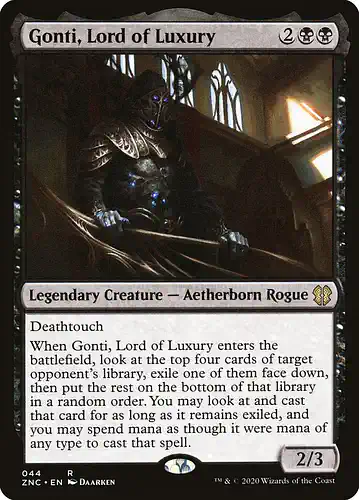 Gonti, Lord of Luxury - znc Spoiler