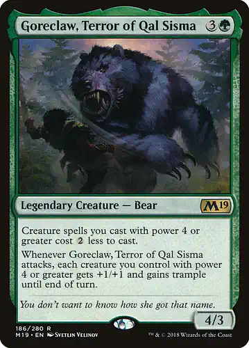 Goreclaw, Terror of Qal Sisma - m19 Spoiler