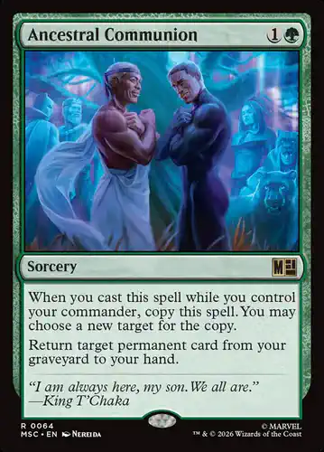 Ancestral Communion - msc Spoiler