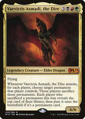 Vaevictis Asmadi, the Dire - m19 Spoiler