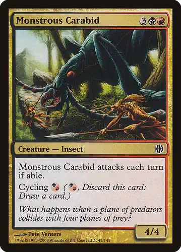 Monstrous Carabid - arb Spoiler