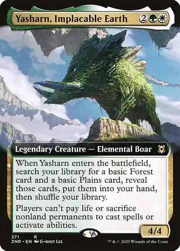 Yasharn, Implacable Earth - znr Spoiler