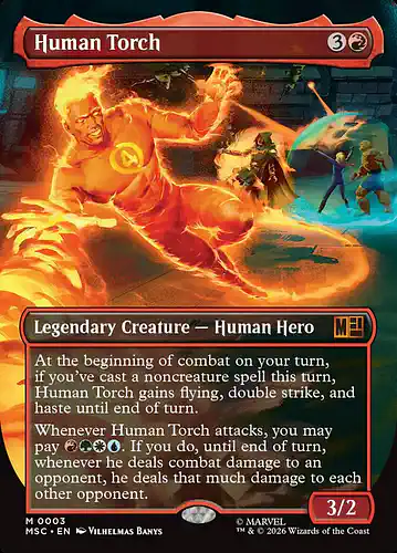 Human Torch - msc Spoiler