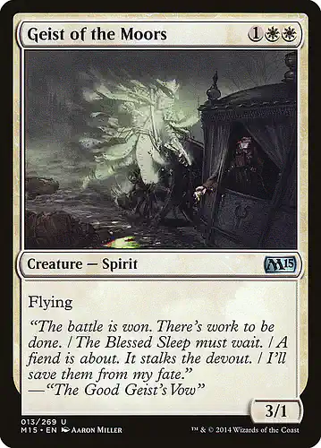 Geist of the Moors - m15 Spoiler