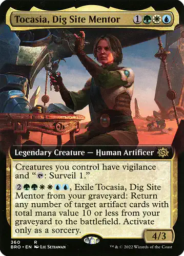 Tocasia, Dig Site Mentor - bro Spoiler