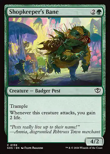 Shopkeeper's Bane - sos Spoiler