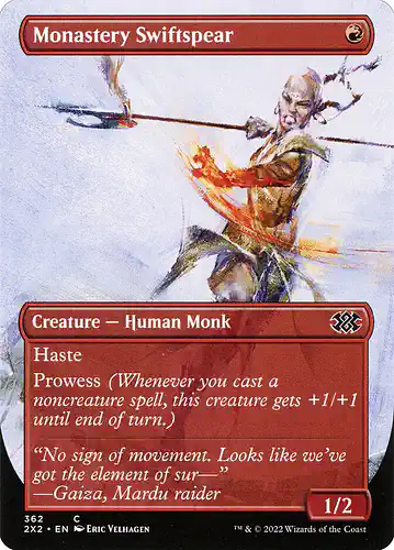 Monastery Swiftspear - 2x2 Spoiler