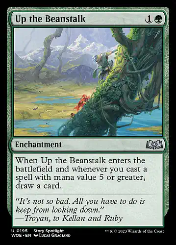 Up the Beanstalk - woe Spoiler