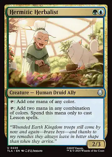Hermitic Herbalist - tla Spoiler