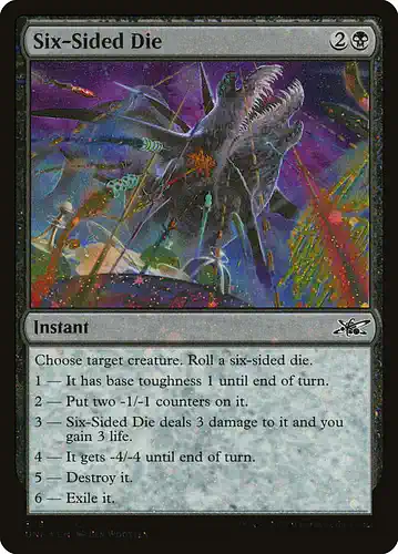 Six-Sided Die - unf Spoiler