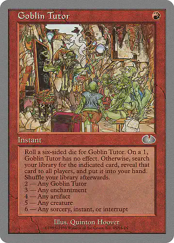 Goblin Tutor - ugl Spoiler