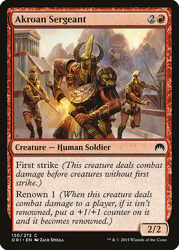 Akroan Sergeant - ori Spoiler