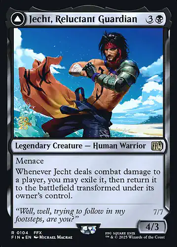 Jecht, Reluctant Guardian - fin Spoiler
