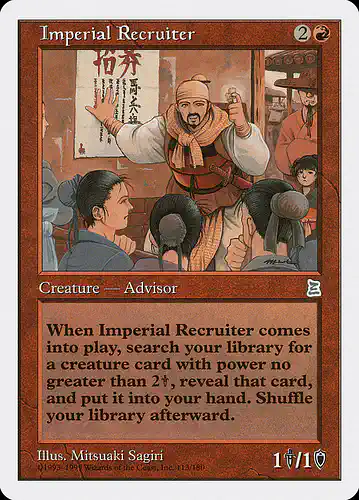 Imperial Recruiter - ptk Spoiler