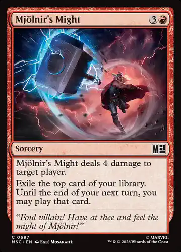 Mjölnir's Might - msc Spoiler