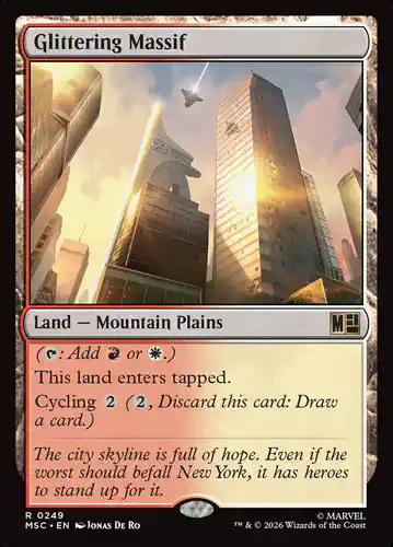 Glittering Massif - msc Spoiler
