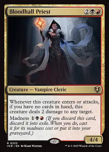 Bloodhall Priest - inr Spoiler