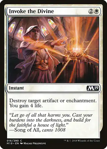 Invoke the Divine - m19 Spoiler