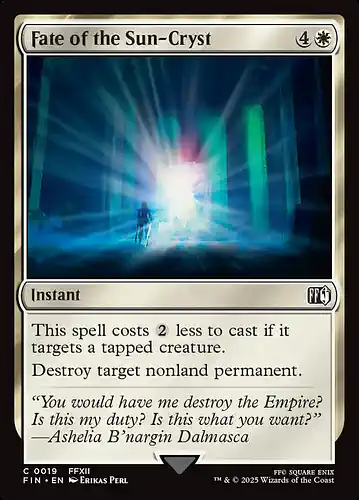 Fate of the Sun-Cryst - fin Spoiler