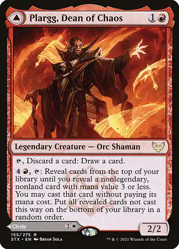 Plargg, Dean of Chaos - stx Spoiler