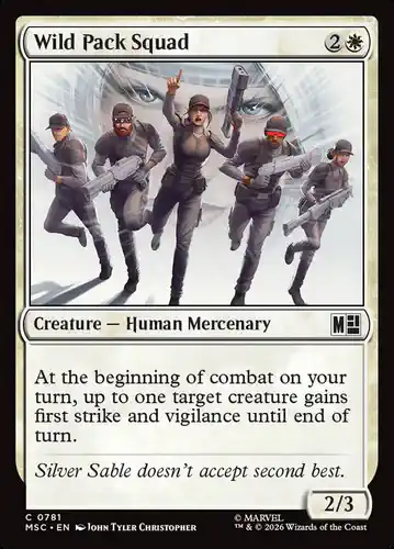 Wild Pack Squad - msc Spoiler