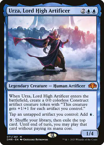Urza, Lord High Artificer - dmr Spoiler
