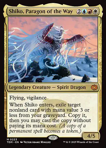 Shiko, Paragon of the Way - tdm Spoiler