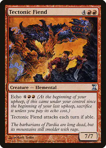 Tectonic Fiend - tsp Spoiler