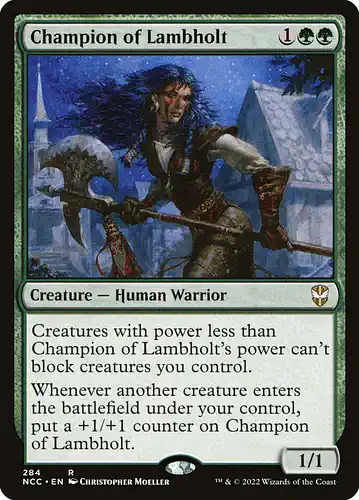 Champion of Lambholt - ncc Spoiler
