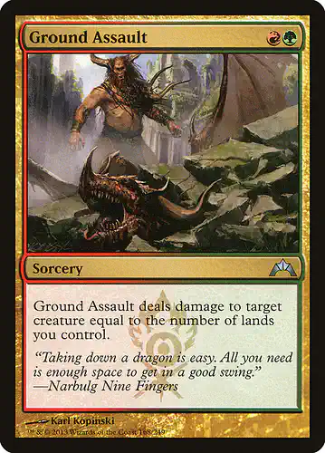 Ground Assault - gtc Spoiler
