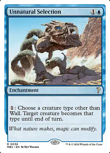 Unnatural Selection - mb2 Spoiler