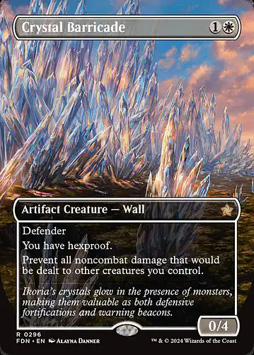Crystal Barricade - fdn Spoiler