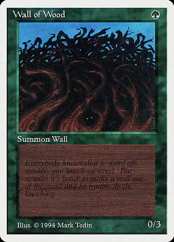 Wall of Wood - sum Spoiler