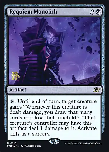 Requiem Monolith - eoe Spoiler