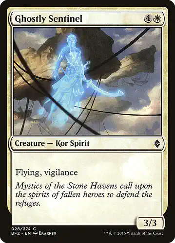 Ghostly Sentinel - bfz Spoiler