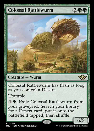 Colossal Rattlewurm - otj Spoiler