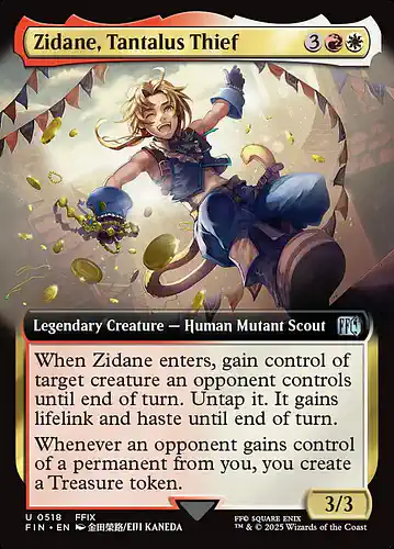 Zidane, Tantalus Thief - fin Spoiler