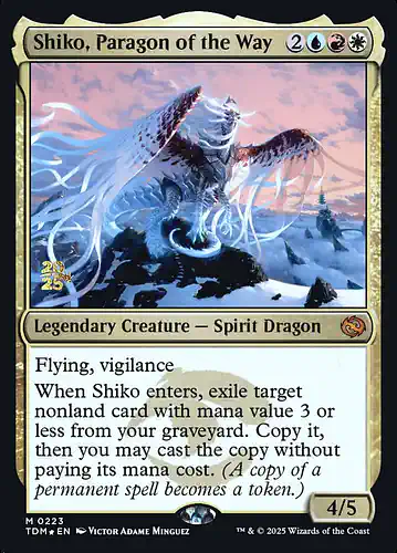Shiko, Paragon of the Way - tdm Spoiler