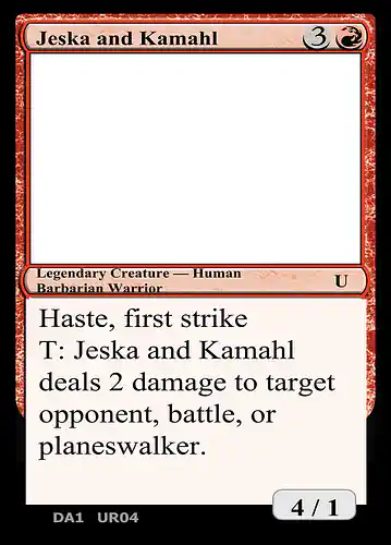 Jeska and Kamahl - unk Spoiler