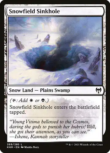 Snowfield Sinkhole - khm Spoiler