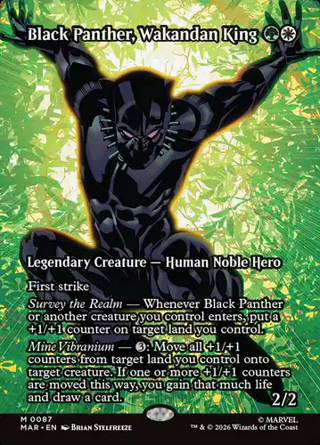 Black Panther, Wakandan King - mar Spoiler