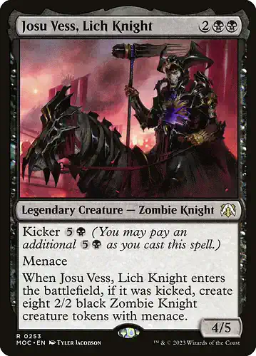 Josu Vess, Lich Knight - moc Spoiler