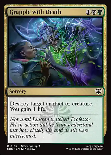 Grapple with Death - sos Spoiler