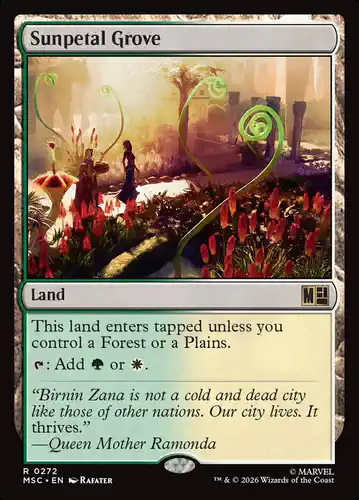 Sunpetal Grove - msc Spoiler