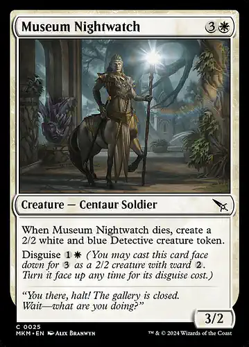 Museum Nightwatch - mkm Spoiler