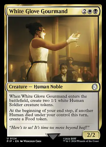 White Glove Gourmand - pip Spoiler