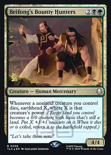 Beifong's Bounty Hunters - tla Spoiler