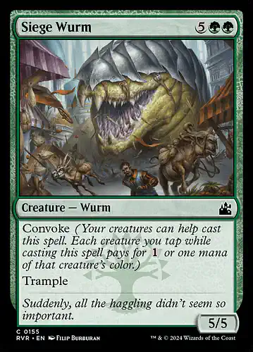 Siege Wurm - rvr Spoiler