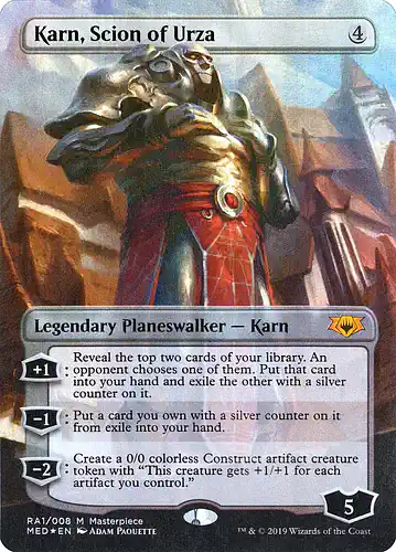 Karn, Scion of Urza - med Spoiler